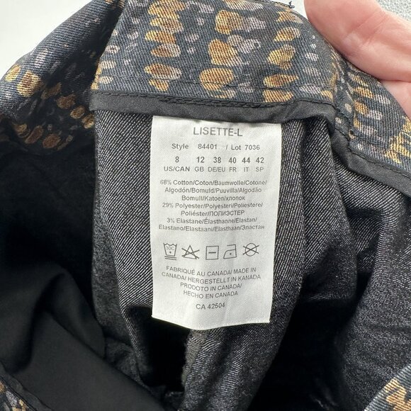 Lisette L‎ Montreal Women's Printed Pants Size 8 Skinny - Picture 6 of 6